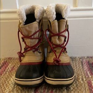 Sorel kids waterproof snow boots
